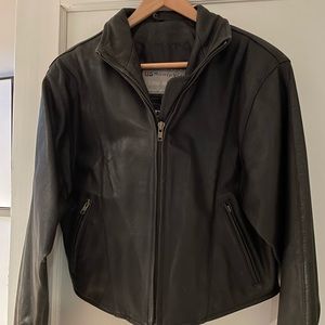 US Motorcycle Gear Vintage real leather  cropped jacket with tags.